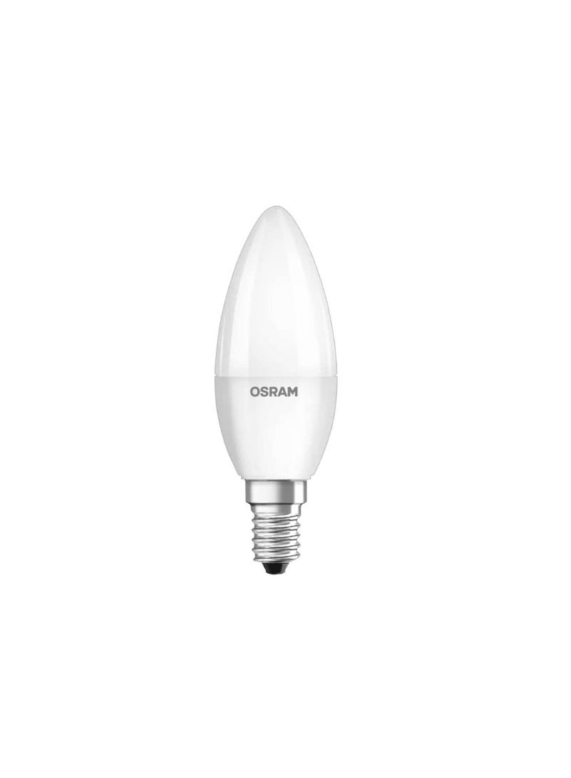 OSRAM Osram E14 Dimmable Candle Lamp LED Retrofit Classic B 4W Warm White 2700K  Frosted  - Pack of 5 - Image 2