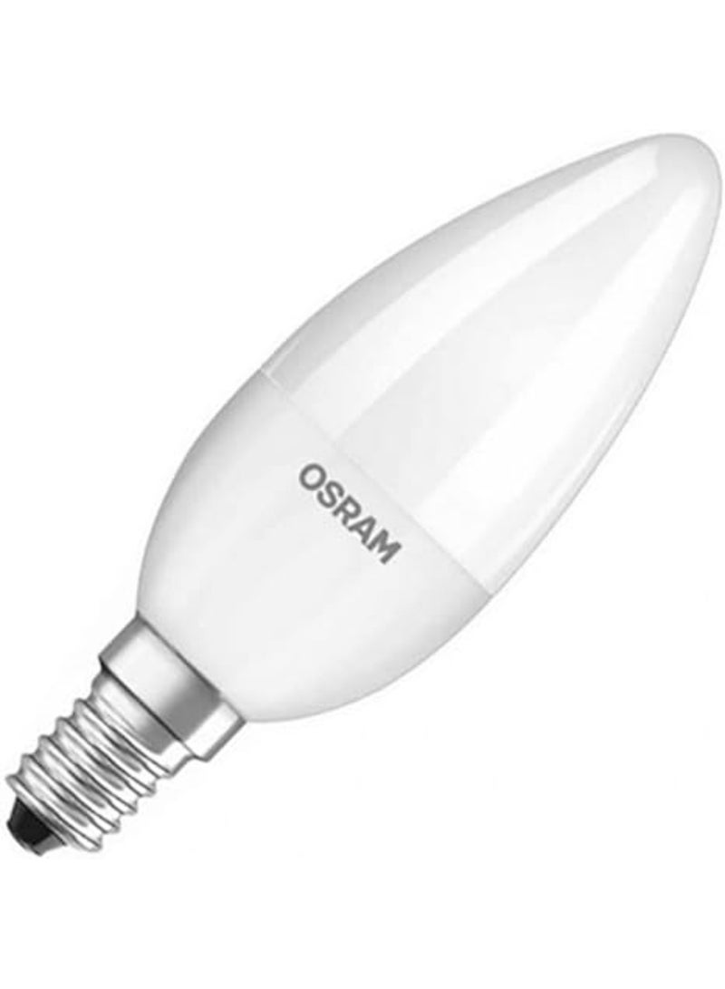 OSRAM Osram E14 Dimmable Candle Lamp LED Retrofit Classic B 4W Warm White 2700K  Frosted  - Pack of 5 - Image 3