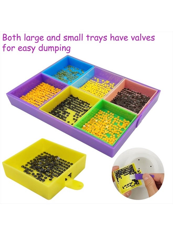 SENHAI Diamond Art Paintings Tray Kits, Multiple Colors Diamond Art Painting Accessories Tray Organizer, Diamond Art Paintings Pens Kits, Diamond Art Paintings Kits for DIY Painting Crafts - Image 4