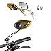 ASUBHA 2PCS Motorcycle Mirrors Scooter Mirrors 360Adjustable Motorcycle Side Mirror with 8mm 10mm Bolt Motorbike Handlebar Wide Angle Rear View Accessories Universal for ATV UTV Dirt Bike - Image 2
