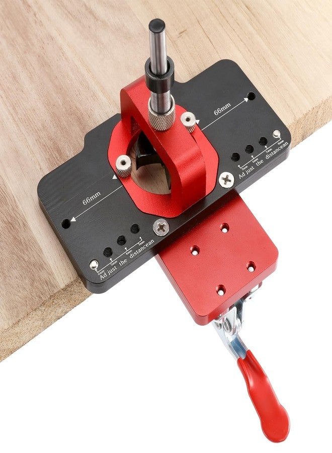 BEAMNOVA 35mm Hinge jig hinge,Drilling Hole Puncher Hinge Jig Drill Guide Locator,Cabinet Hinge Jig for Door Cabinets Hinges Mounting - Image 1