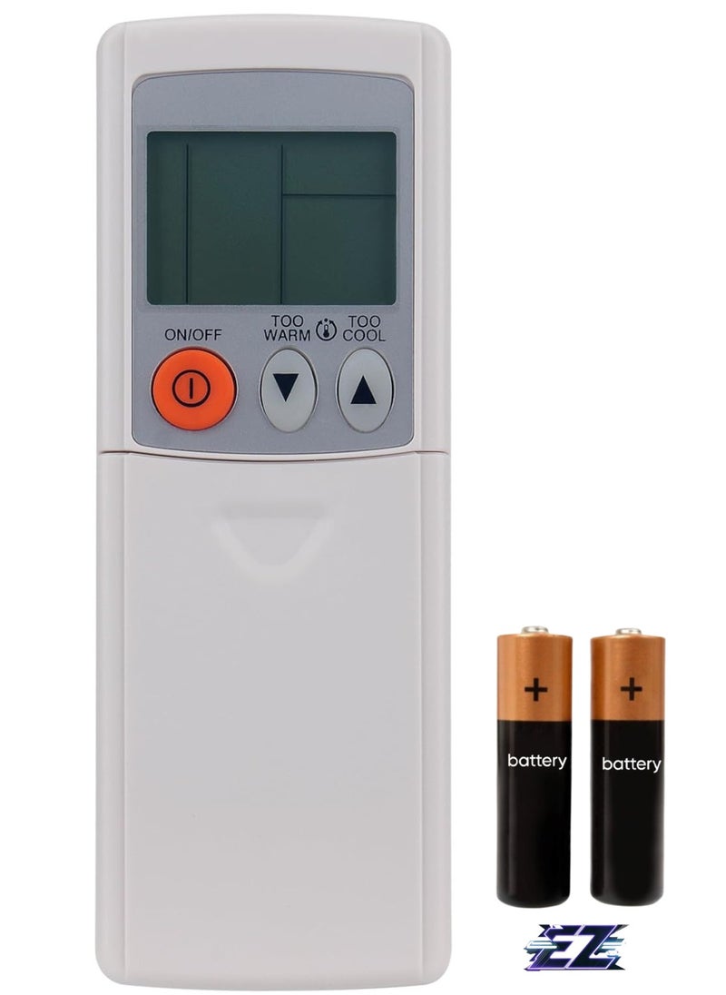 Replacement Remote Control KD06ES Compatible Air Conditioners MSZ-FH25VE MSZ-FH35VE MSZ-FH50VE SRK25ZMA MSZ-FD25VA MSZ-FD35VA MSZ-FD50VA KM05B MSZ-GA35VA KD07BS MSZ-GA71VA with battery