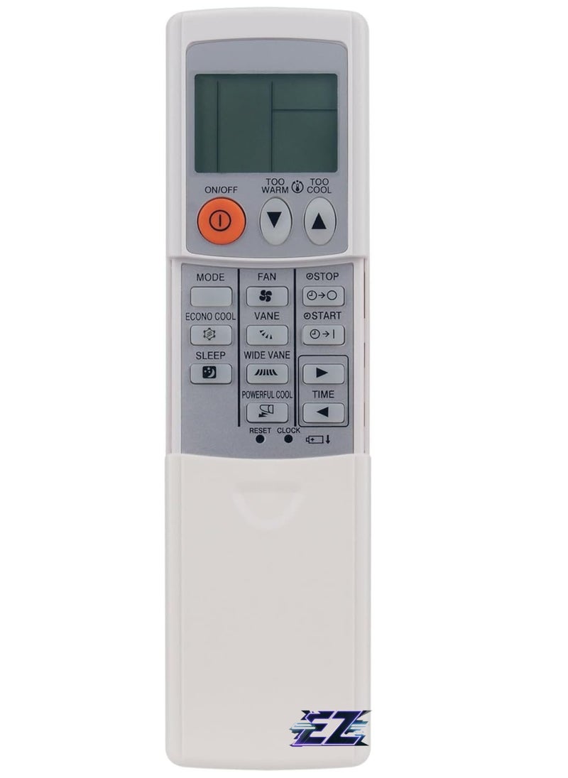 Replacement Remote Control KD06ES Compatible Air Conditioners MSZ-FH25VE MSZ-FH35VE MSZ-FH50VE SRK25ZMA MSZ-FD25VA MSZ-FD35VA MSZ-FD50VA KM05B MSZ-GA35VA KD07BS MSZ-GA71VA with battery