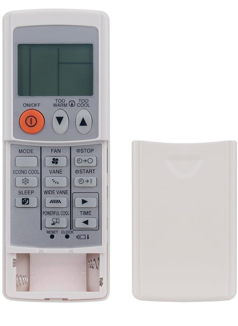 Replacement Remote Control KD06ES Compatible Air Conditioners MSZ-FH25VE MSZ-FH35VE MSZ-FH50VE SRK25ZMA MSZ-FD25VA MSZ-FD35VA MSZ-FD50VA KM05B MSZ-GA35VA KD07BS MSZ-GA71VA with battery
