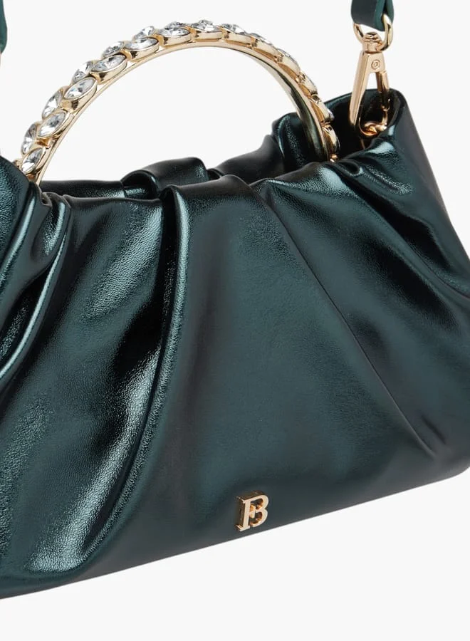 Flora Bella By Shoexpress Women Solid Crossbody Bag with Detachable Strap