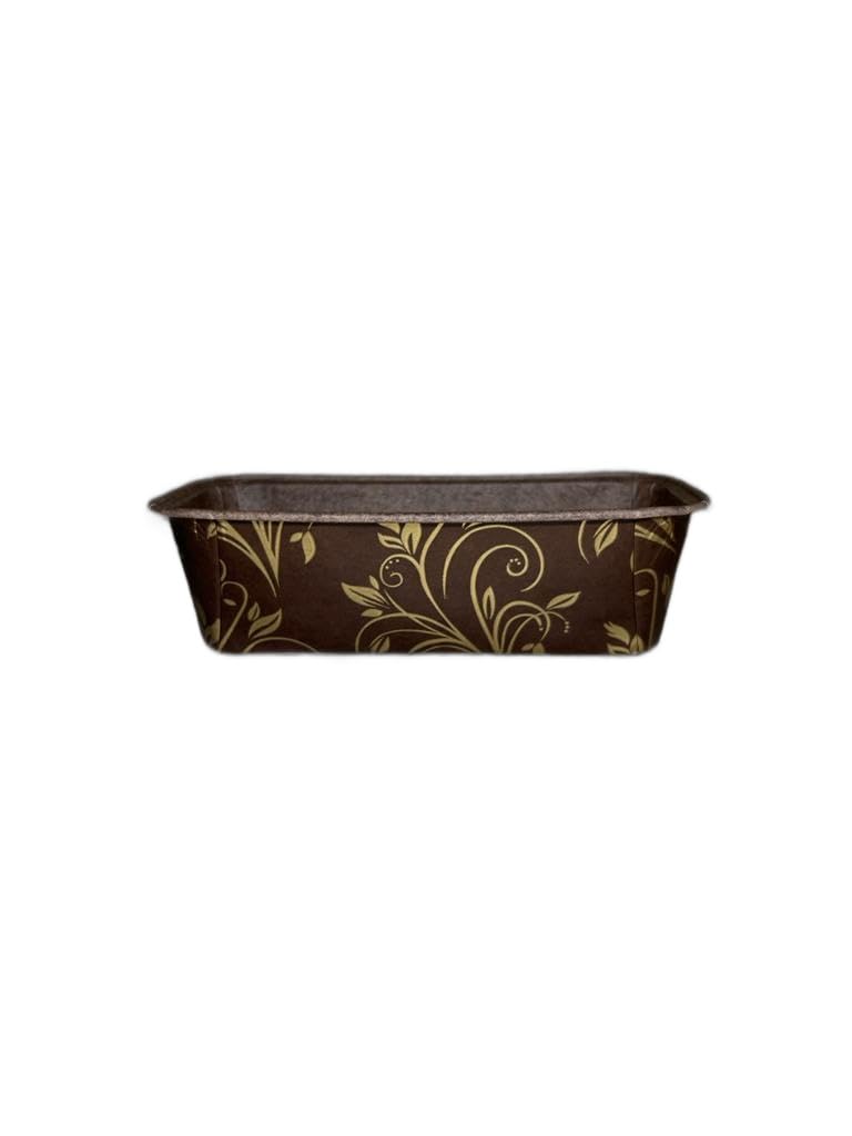 Baekence Bake and Serve Plumpy Cake Mould Brown Leaf Non Coated Pack of 30 pcs200 GMS - Image 4