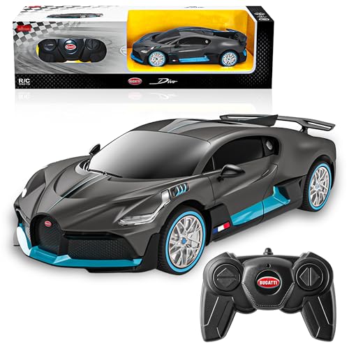 BEZGAR Bugatti Remote Control Car for Boys 124 Officially Licensed Bugatti RC Cars Electric Sport Racing Hobby Bugatti Toy Car Model Vehicle for Boys Girls and Adults - Image 1