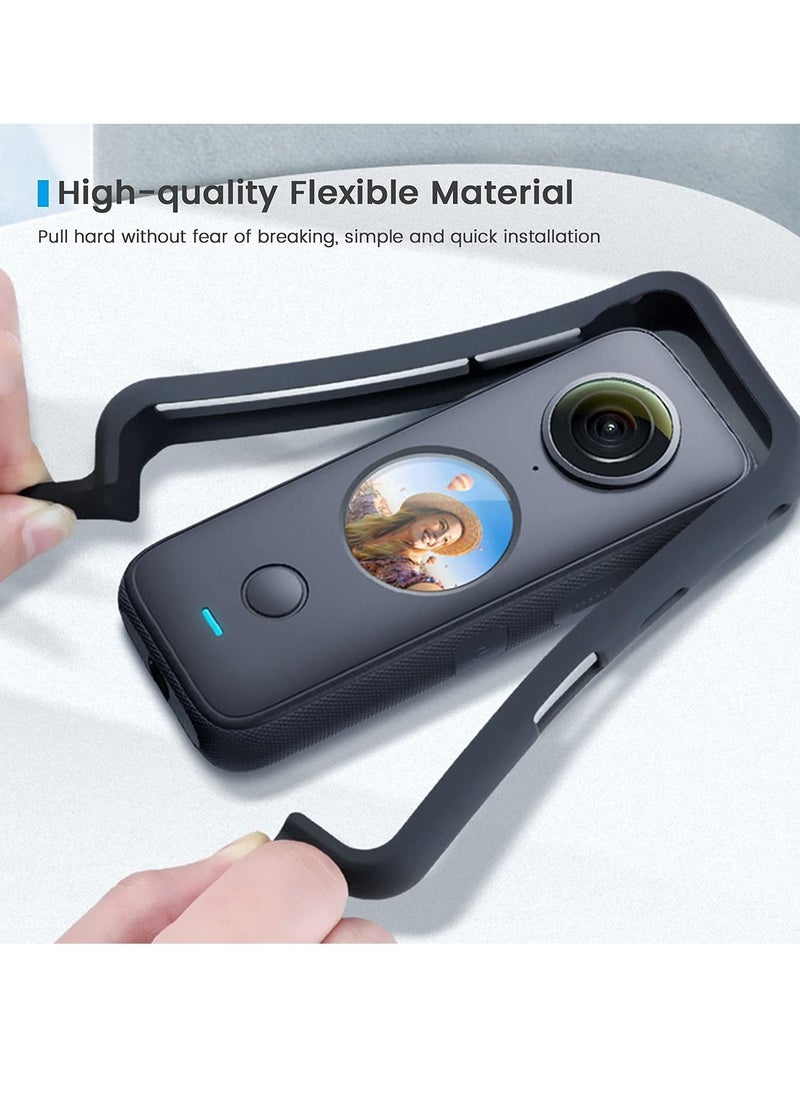 KASTWAVE - Protective Case for Insta360 One X2 Frame Panoramic Camera Cage Frame Housing Case Action Camera Compatible with Insta360 X2 Rubber Protective Frame - Image 1