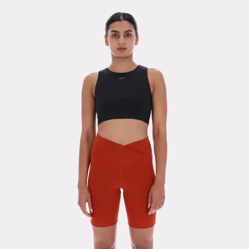 Reebok Black Reebok Lux Contour Women's Crop Top - Black for Women | Best Price UAE