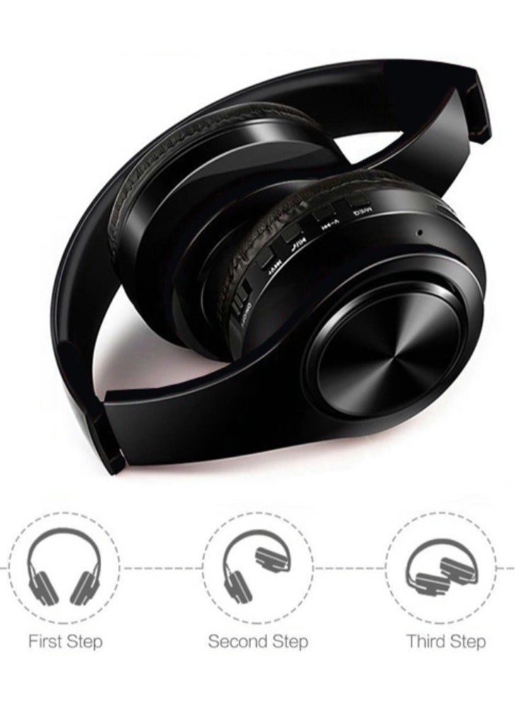 Generic - P39 Wireless Stereo Surround Bass Headphone Headset Support TF Card - Image 1