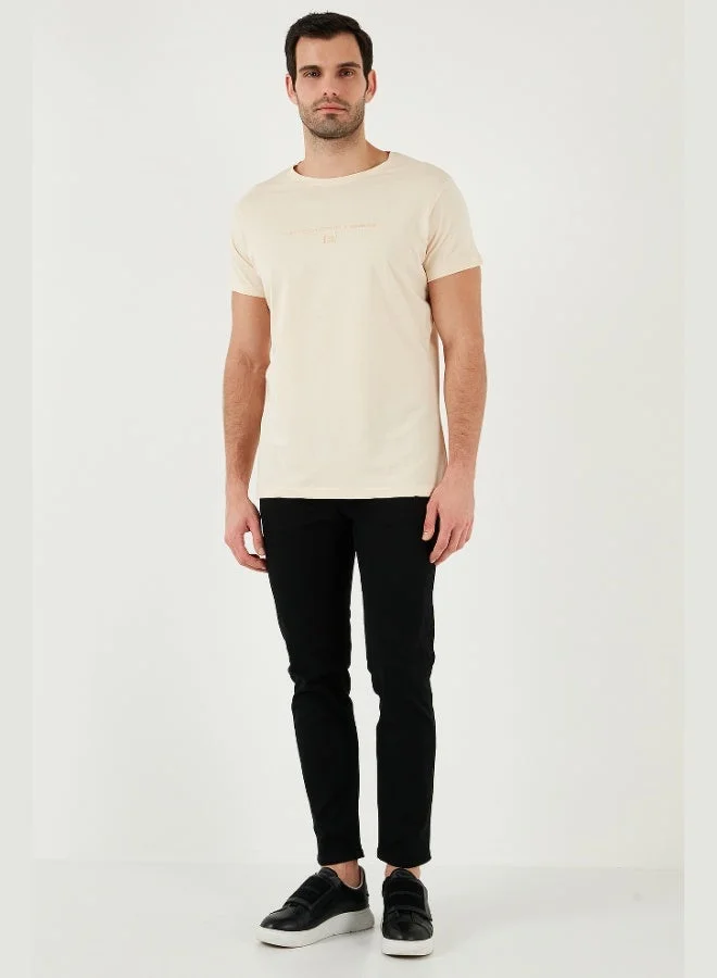 Buratti  Buratti Cotton Slim Fit Crew Neck T Shirt Men's T SHIRT 541TACTICAL for Men | Best Price UAE