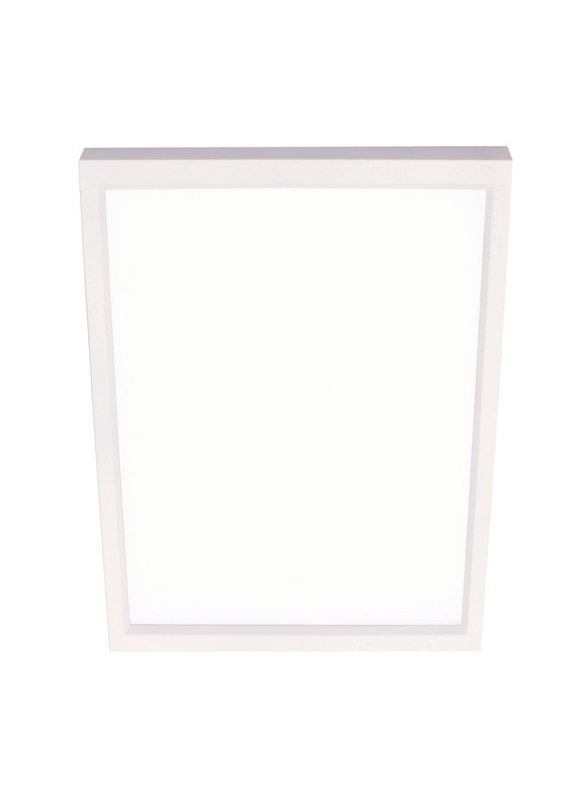 AFX Edge LED Square 9'' Flush Mount - White - Image 1