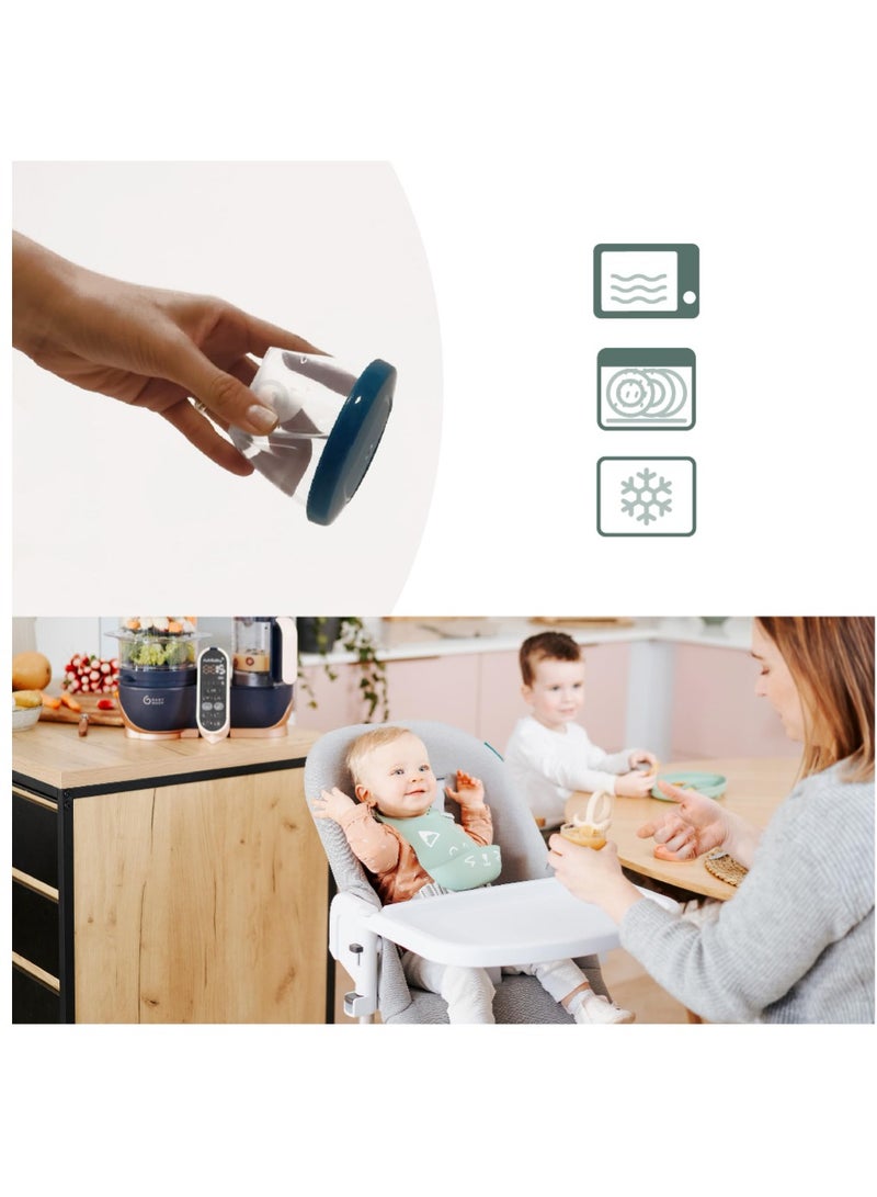 babymoov Leak Proof Storage Bowls Bpa Free Containers With Lids Ideal to Store Baby Food or Snacks for Toddlers Pick Your Set Size - Image 4