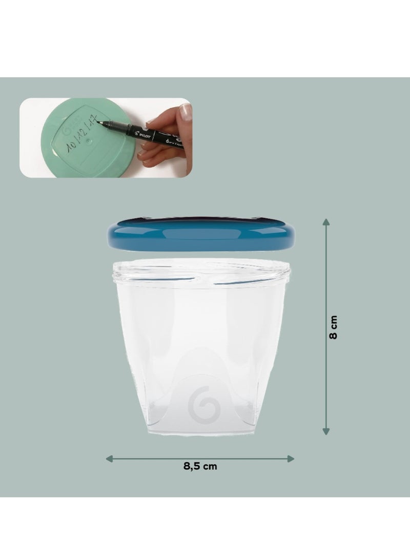 babymoov Leak Proof Storage Bowls Bpa Free Containers With Lids Ideal to Store Baby Food or Snacks for Toddlers Pick Your Set Size - Image 5