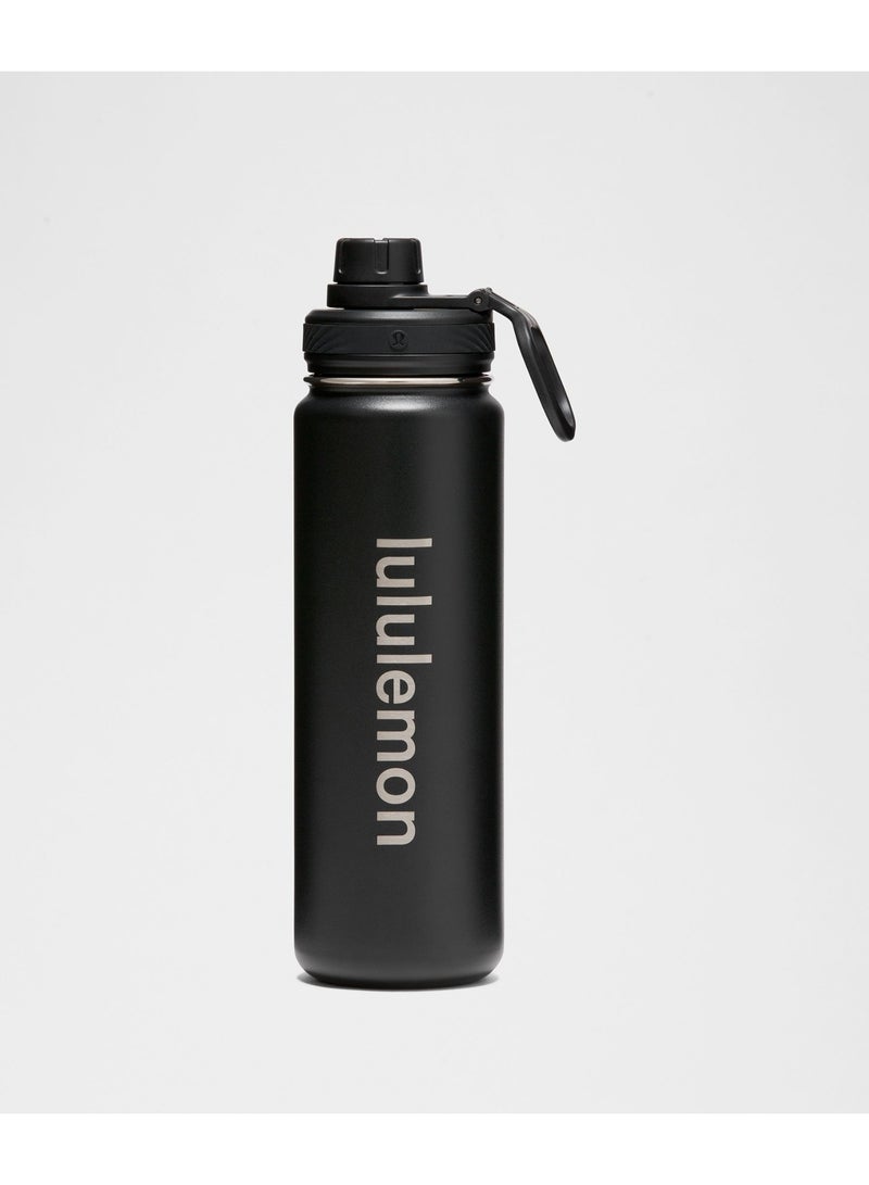 lululemonStainless steel sports vacuum insulated water bottle, suitable for holding water, iced tea, hot tea, etc., with a capacity of 710 milliliters - Image 1