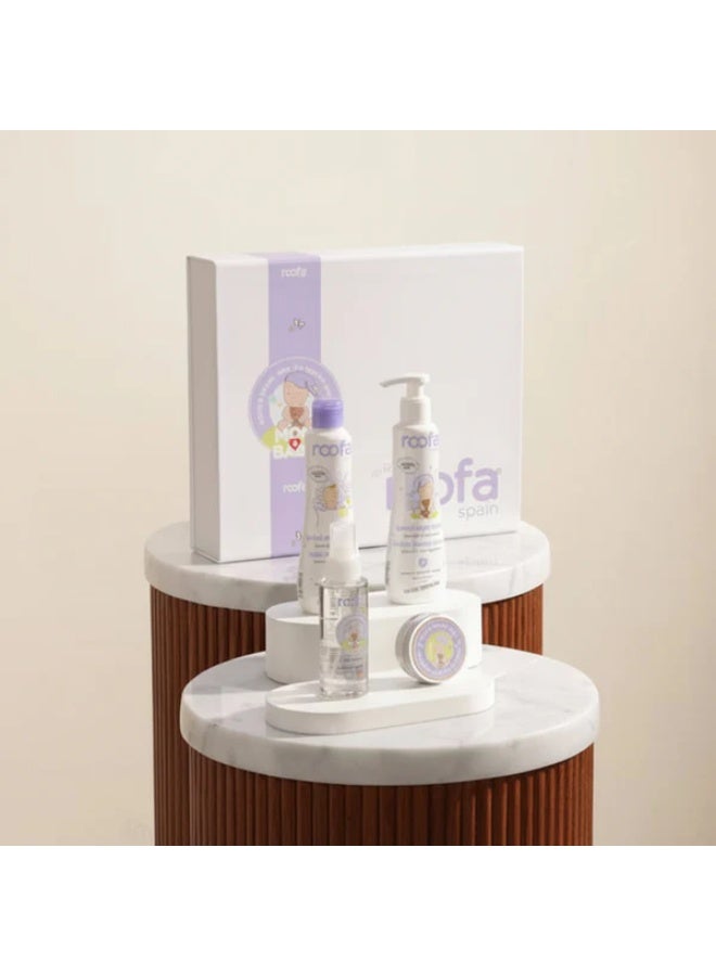 Roofa Spain Lavender Baby Care Gift Set | Perfect for Birthdays & Baby Showers - Image 3