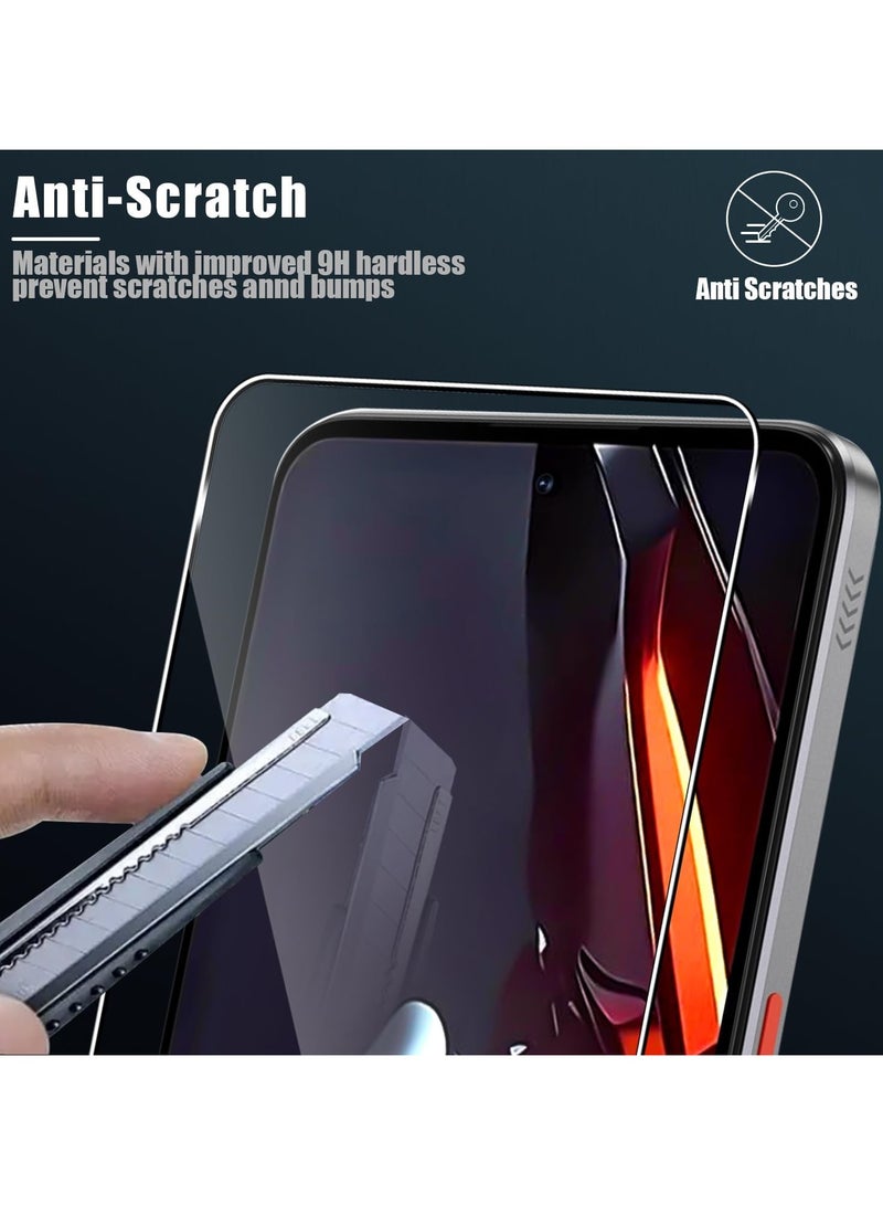 general [2 Pack] Screen Protector Compatible ZTE Nubia Neo 3 Tempered Glass, Hardness 9H HD Scratch Resistant Tempered Glass No Bubbles - Image 3