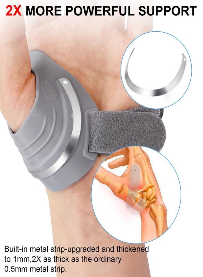 ANTSIR Thumb Brace for Joint Pain,CMC Joint Thumb Arthritis Brace, Thumb Splint for Osteoarthritis, Tendonitis, Arthritis Relief, Thumb Support Brace, CMC Joint Stabilizer Orthosis(Left Hand, S, Gray) - Image 4