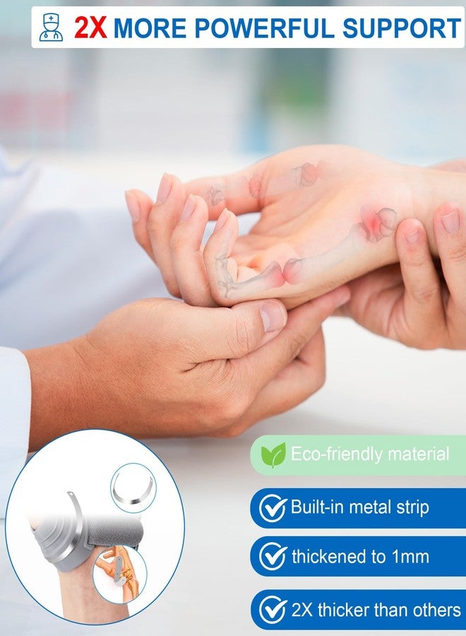 ANTSIR Thumb Brace for Joint Pain,CMC Joint Thumb Arthritis Brace, Thumb Splint for Osteoarthritis, Tendonitis, Arthritis Relief, Thumb Support Brace, CMC Joint Stabilizer Orthosis(Left Hand, S, Gray) - Image 3