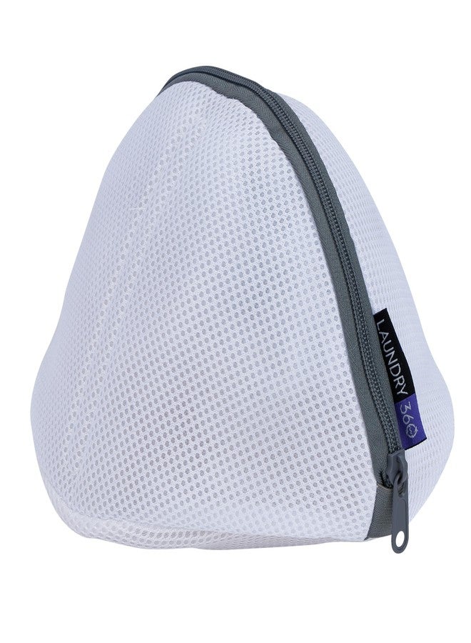 Laundry 360 X-Large Bra Wash Bag | Dimensions : 10 x 7.8 x 7 inches | Durable Zip Closure | Protects Garments | Breathable | Laundry Accessories | White - Image 2