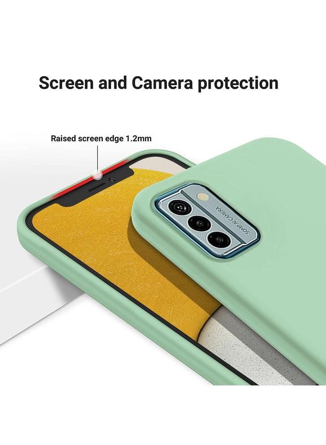 اس-توب جراب لهاتف Nokia G22، جراب هاتف مقاوم للصدمات من السيليكون السائل بلون نقي - Image 3