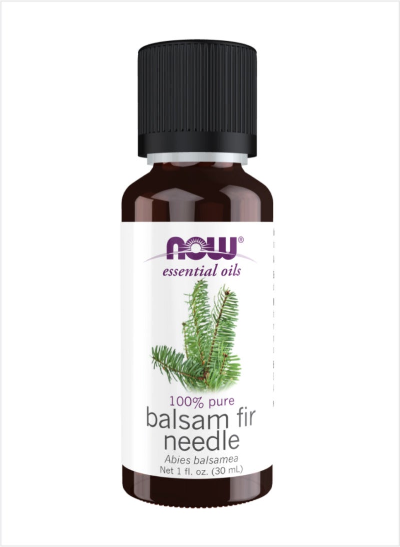 NOW Balsam Fir Needle Essential Oil - Woodsy Aromatherapy, 100% Pure, 30ml