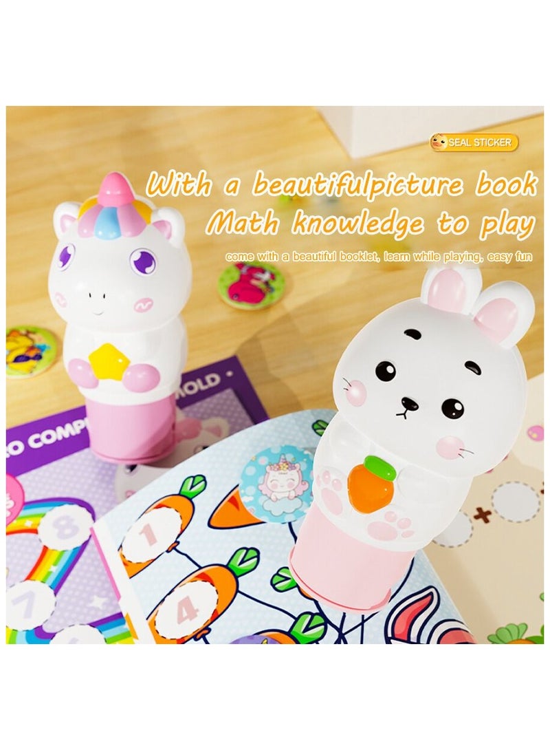 Children's Seal Toy Magic Stamp Reward Boy Girl Cartoon Sticker Waterproof - Image 4