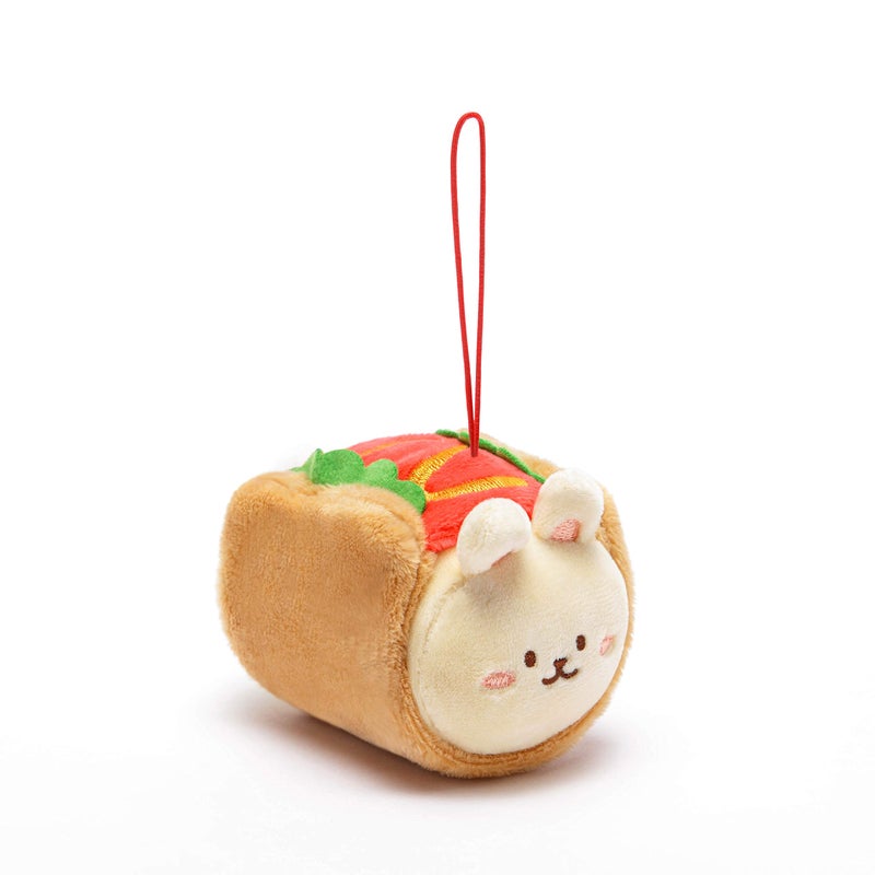 Anirollz Stuffed Animal Plush Toy  3  6 Official Roll Blanket Outfitz Doll  Soft Squishy Warm Cute Comfort Safe  Birthday Decorations Gift Hot Dog Pillow with Bunny Bunniroll - Image 3