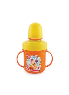 Nabhya Combo Of 2 Stainless Steel Plastic Soft Nipple Sippy Cups For Baby Sipper Cup ; Antispill Sippy Cup ; Bpa Free ; Plastic Sipper (Yellow & Skyblue)  - Image 3