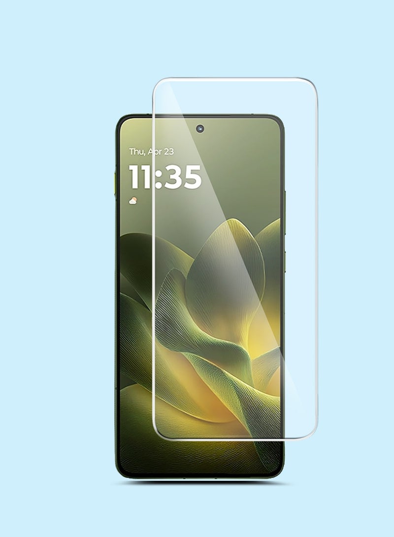 GMAX Motorola Edge 70 5G 2025 GMAX Premium Series Curved Edges 9H 2.5D Tempered Glass Screen Protector - Clear - Image 1