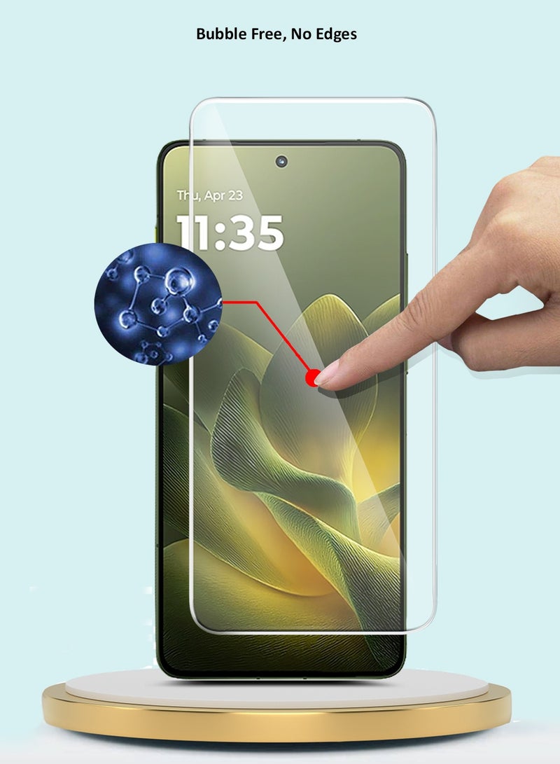 GMAX Motorola Edge 70 5G 2025 GMAX Premium Series Curved Edges 9H 2.5D Tempered Glass Screen Protector - Clear - Image 5