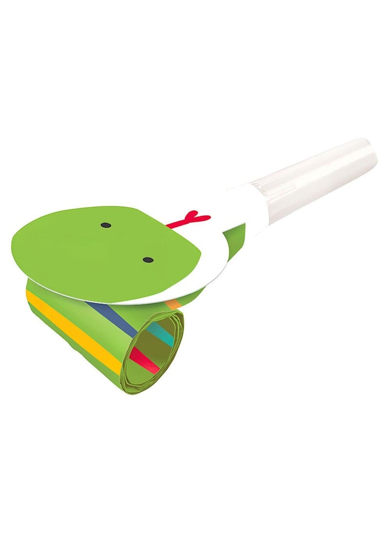 Riethmüller Get Wild Jungle Safari Party Horns Green 9cm 8-Pack