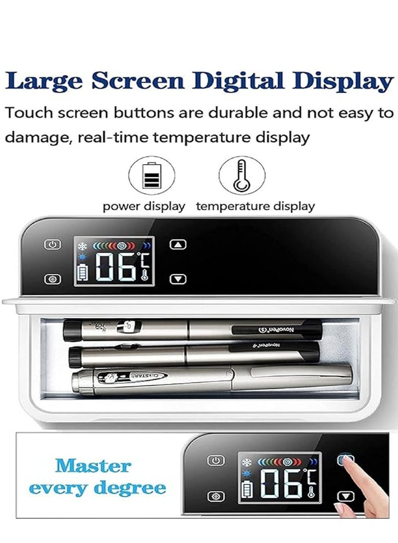 Small Fridge Cooler Insulin Cooler Case Portable Insulin Bag Travel Keep Chilled at 2-8 Degrees Medical Insulin Travel Case - Image 4