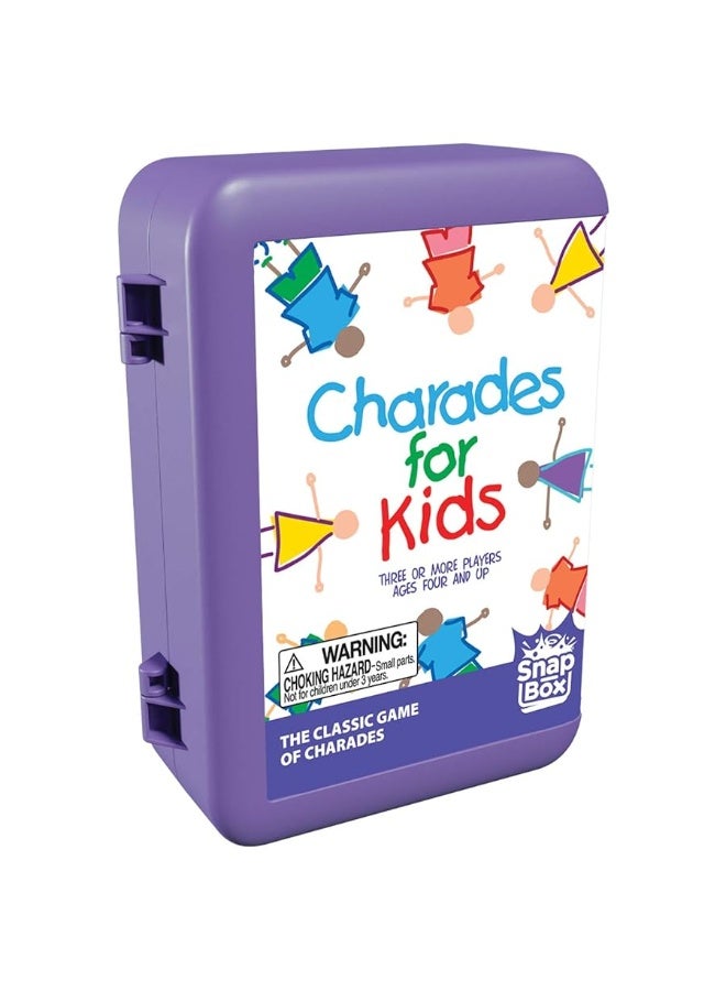 Pressman Charades for Kids Snap Box The No Reading Required Family Game in A Compact Travel Case by Pressman - Image 3