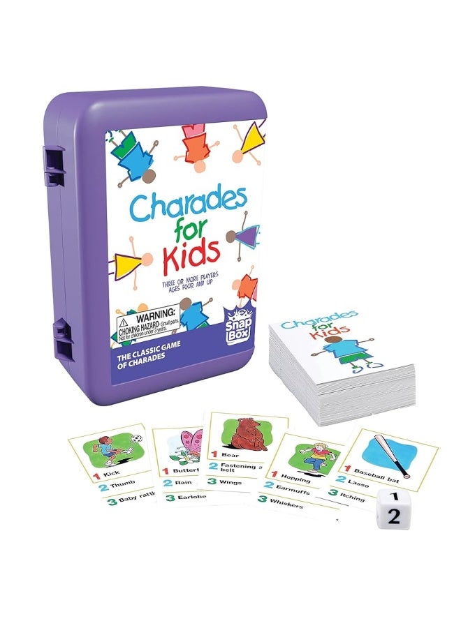 Pressman Charades for Kids Snap Box The No Reading Required Family Game in A Compact Travel Case by Pressman - Image 5