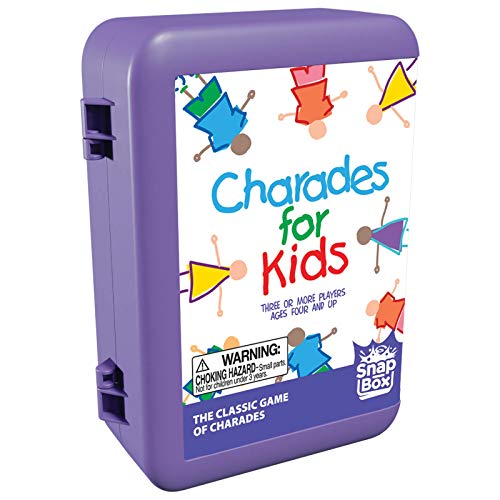 Pressman Charades for Kids Snap Box The No Reading Required Family Game in A Compact Travel Case by Pressman - Image 1