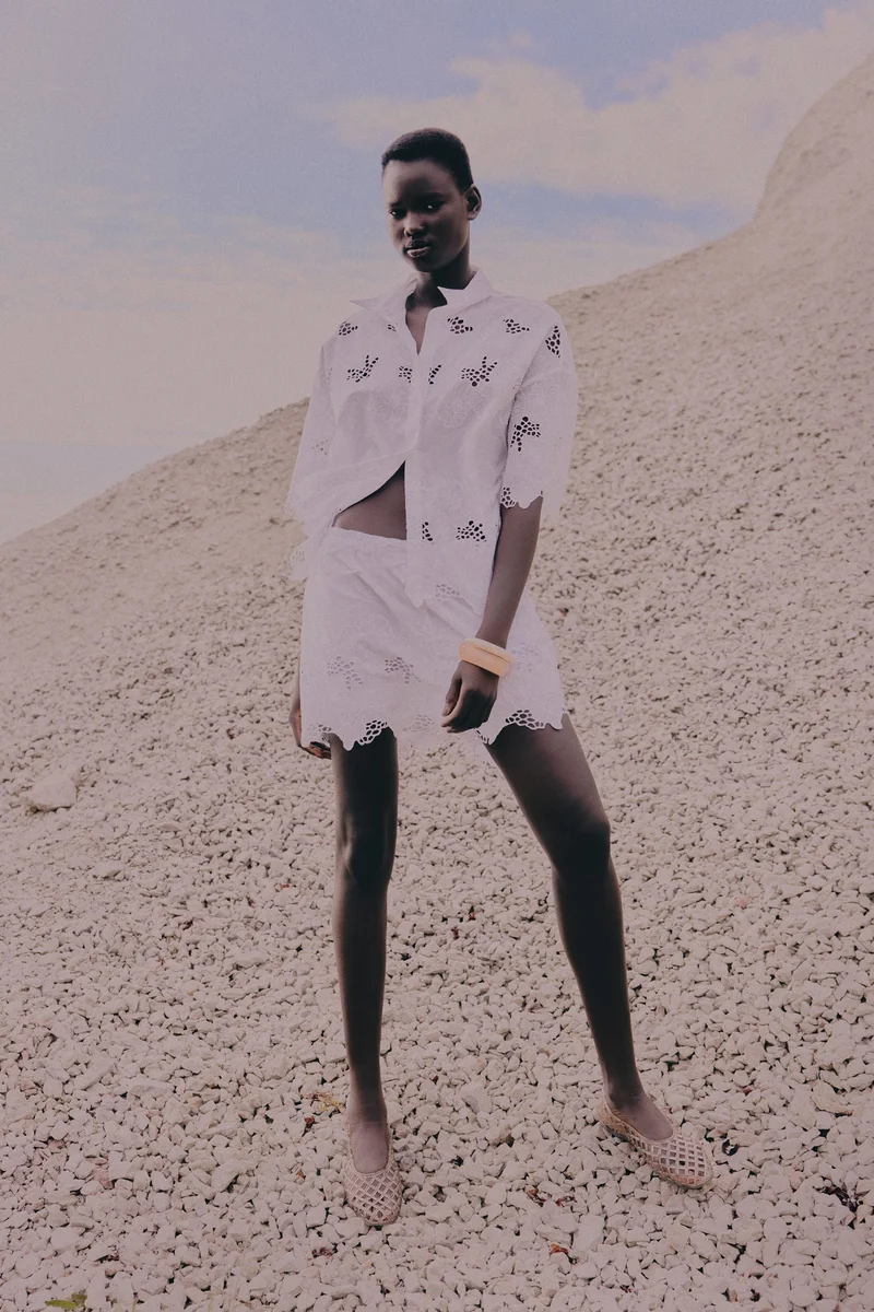 H&M Broderie anglaise shorts