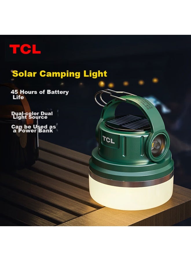 TCL Tcl Camping Light, Long-lasting Solar-powered Outdoor Lamp, Rechargeable Illumination Light, Led Tent Light, Hanging Light Y06  - Image 1