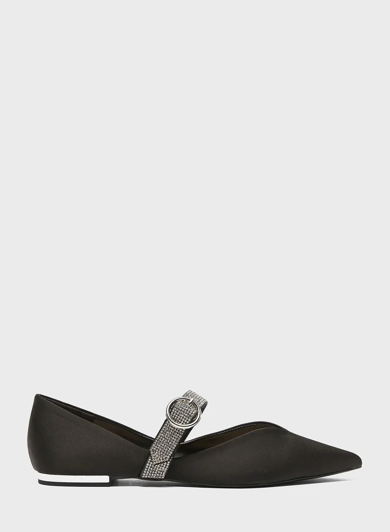 Celeste Bow Detail Ballerina