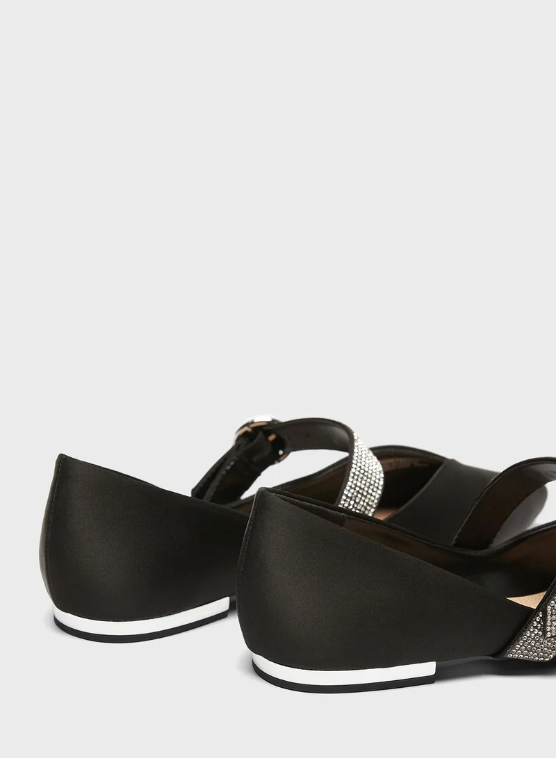 Celeste Bow Detail Ballerina