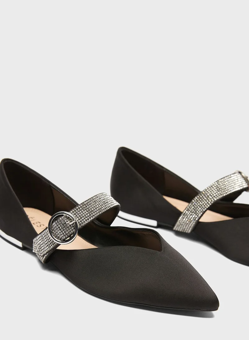 Celeste Bow Detail Ballerina