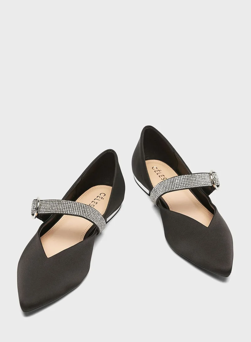 Celeste Bow Detail Ballerina