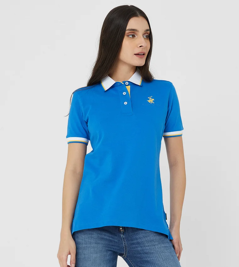 بيفرلي هيلز بولو كلوب تي شيرت بولو بأكمام قصيرة