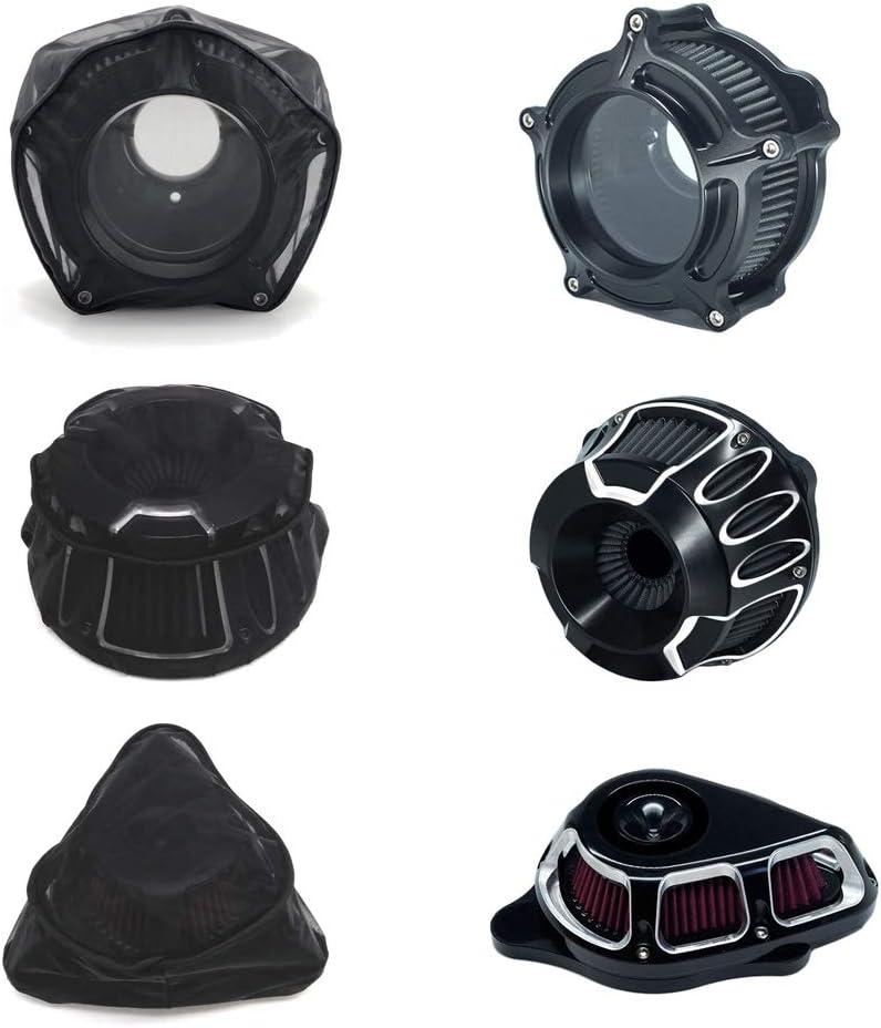 QASULER Waterproof Air Filter Cover for Motorcycles - Image 2