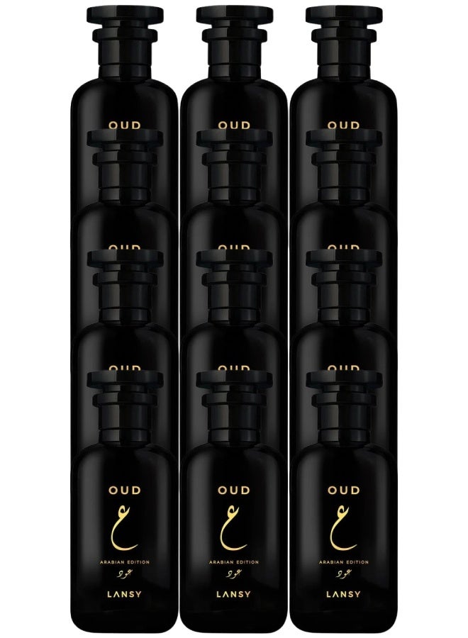 Lansy 12 Pieces Oud Arabian Edition Perfume 100ML - Image 1
