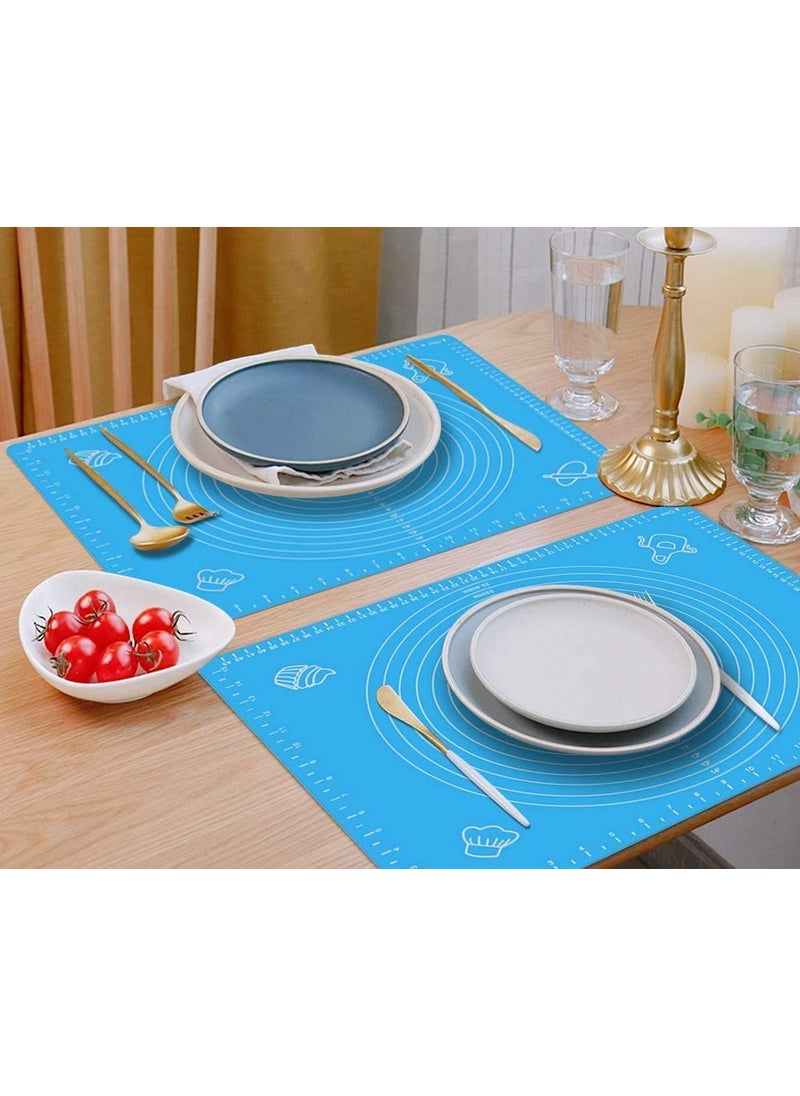 TOP SELECT Top Select Baking Mat for Pastry Rolling with Measurements Silicone NonStick Fondant Rolling Mat Liner Heat Resistance Table Placement Pad Pastry Board Reusable  - Image 3