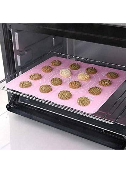 TOP SELECT Top Select Baking Mat for Pastry Rolling with Measurements Silicone NonStick Fondant Rolling Mat Liner Heat Resistance Table Placement Pad Pastry Board Reusable  - Image 2