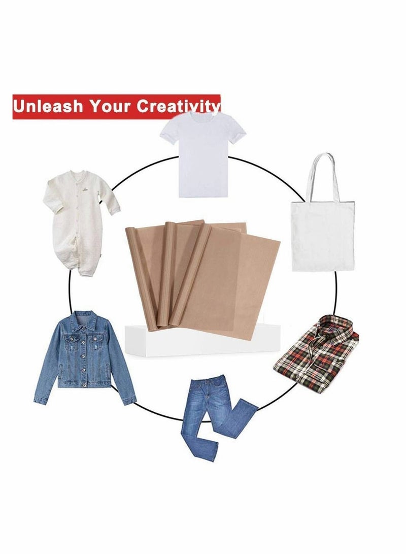 Y&D PTFE Teflon Sheet, 2 Pack 12 x 16" and Rolls 10mm X 33m Heat Resistant Sublimation Tape, Press Transfer Non Stick Paper Reusable Craft Mat for Machines - Image 5