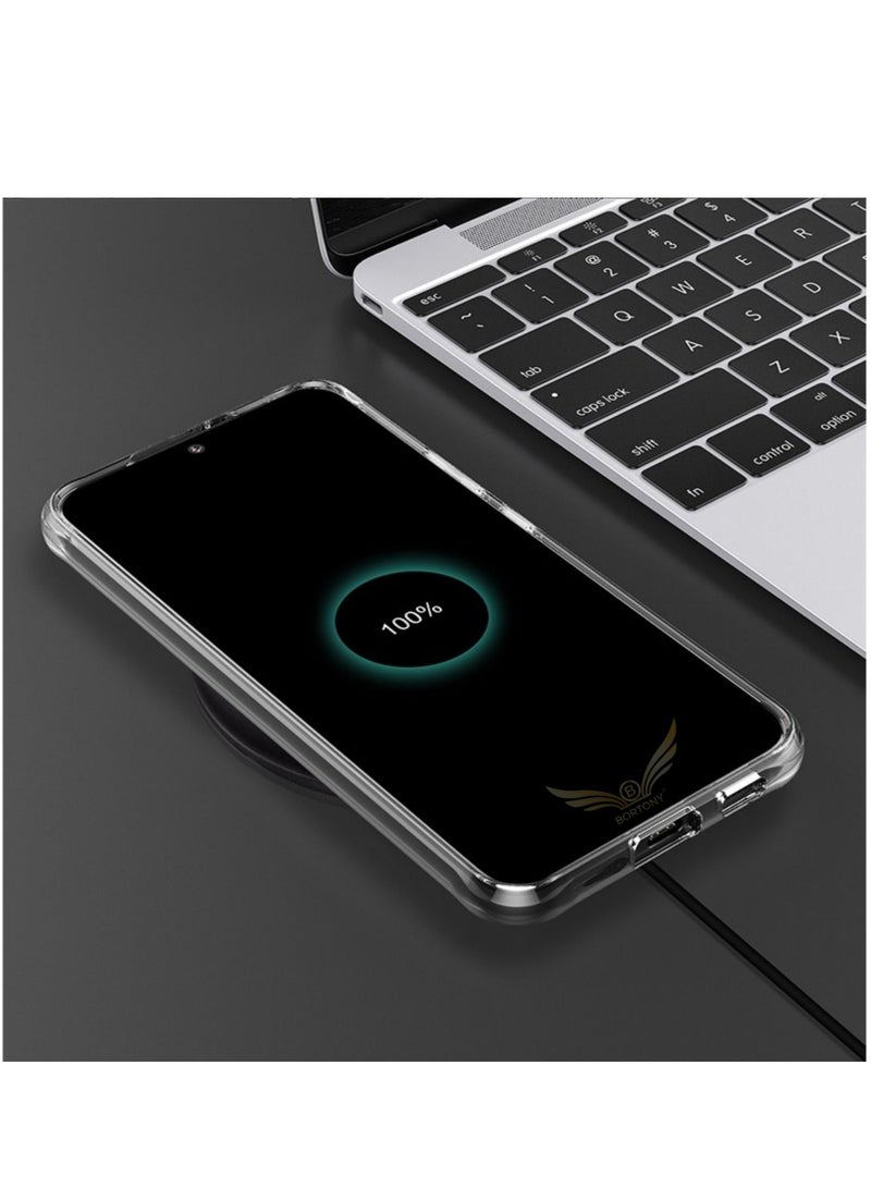 بورتوني جراب هاتف Galaxy S22 Ultra مغناطيسي ، متوافق مع شحن Magsafe وملحقاته ، غطاء خلفي واقي شفاف لهاتف Samsung Galaxy S22 Ultra ، - Image 4