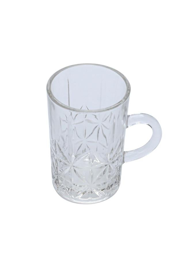 السيف  طقم شاي زجاجي 6 قطع شفاف - Image 3